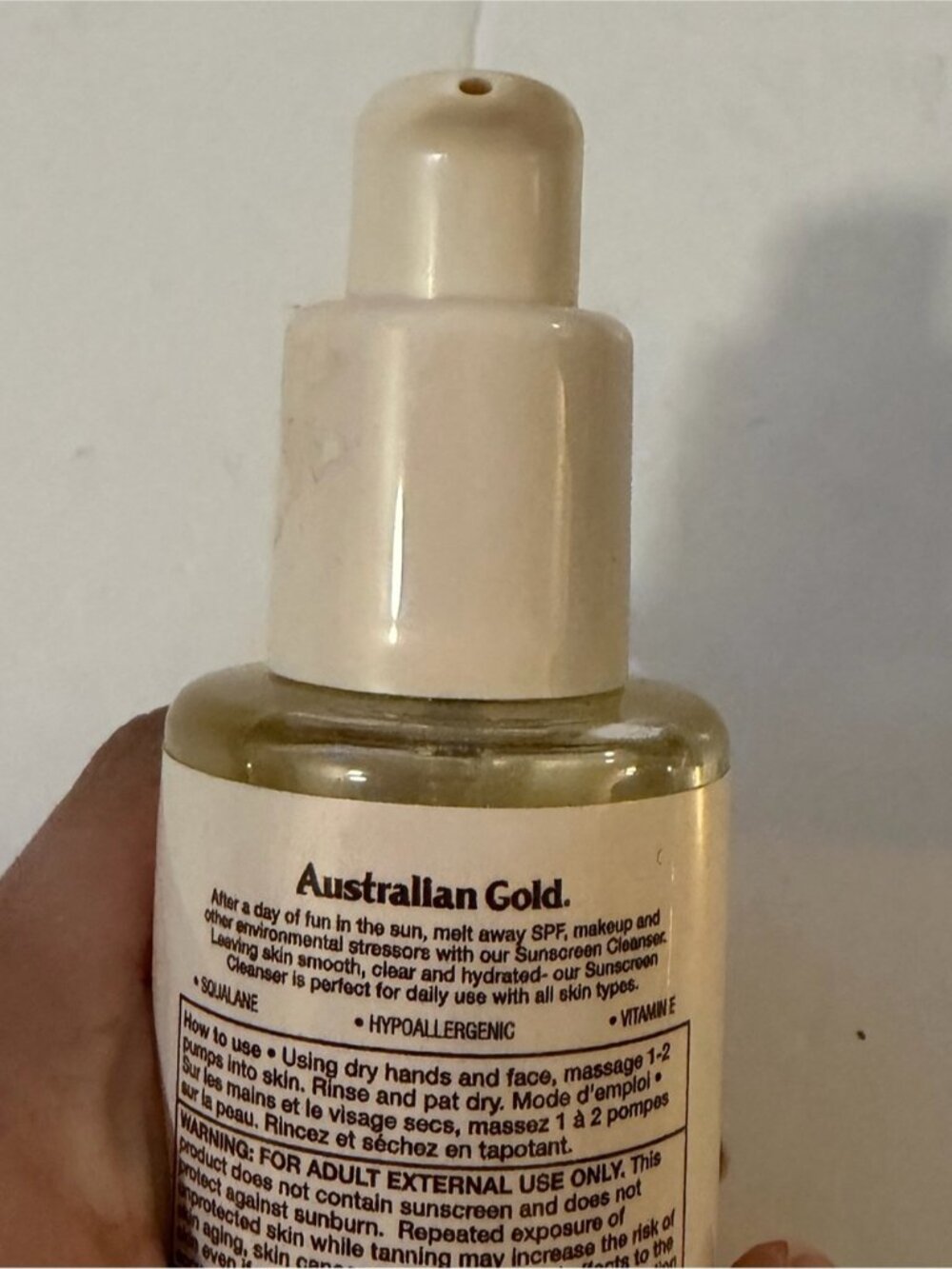 Australian Gold Sunscreen Cleanser Deep Cleansing Oil 3oz / 89mL - Picture 6 of 6